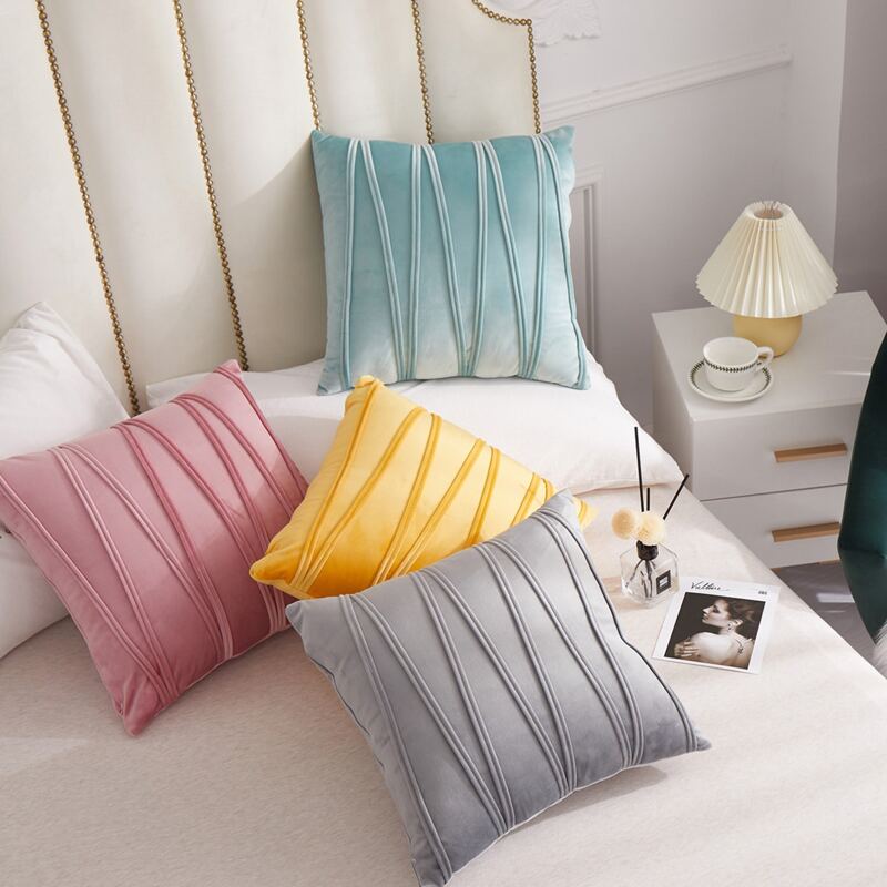 

1pc Striped Pattern Cushion Cover Without Filler, Multicolor