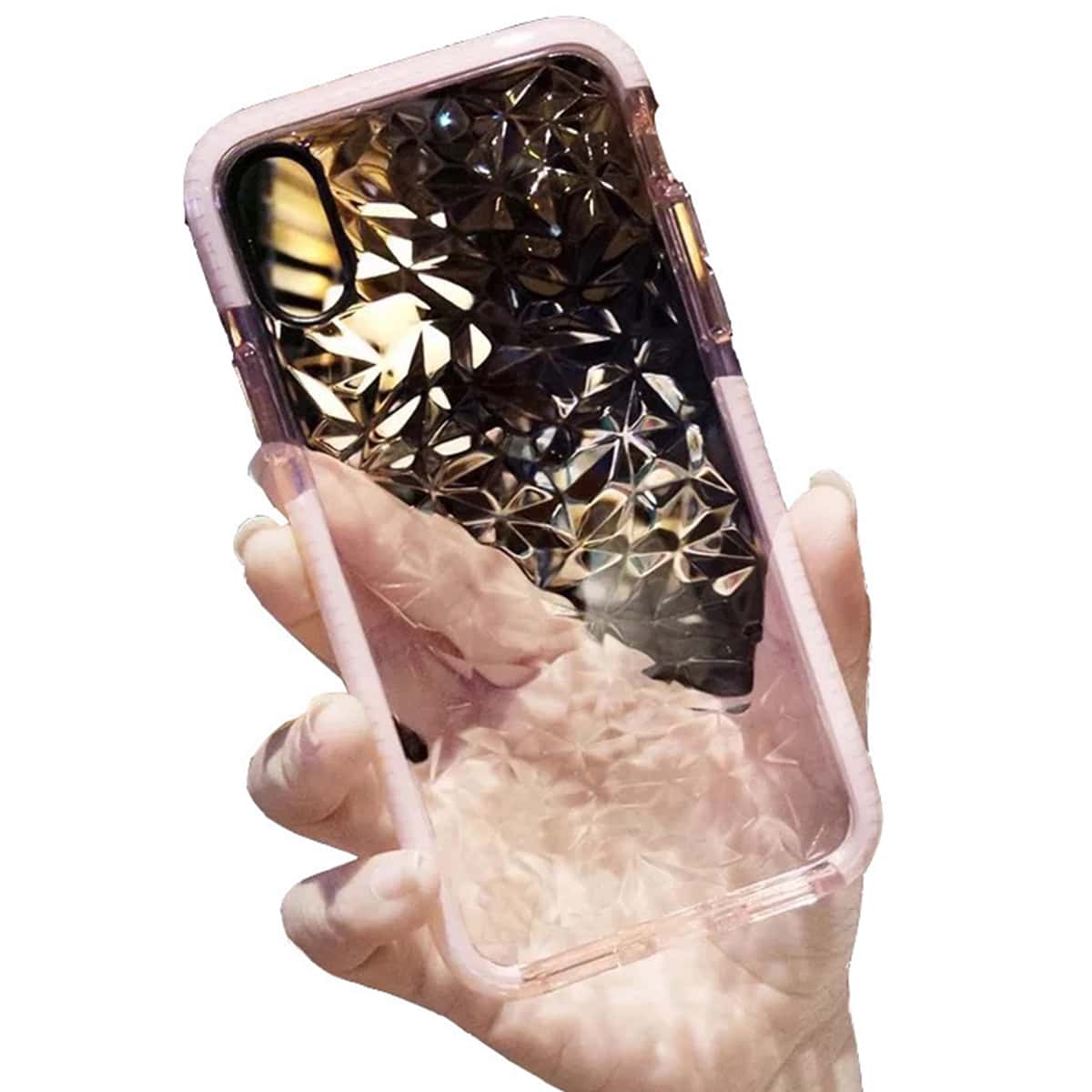 

Pink Clear iPhone Case