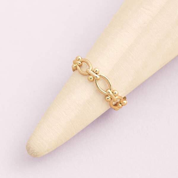 

Chain Link Ring, Gold
