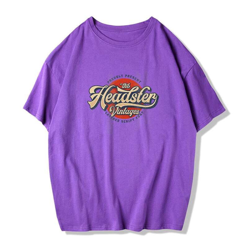 

Guys Letter Graphic Tee, Violet purple
