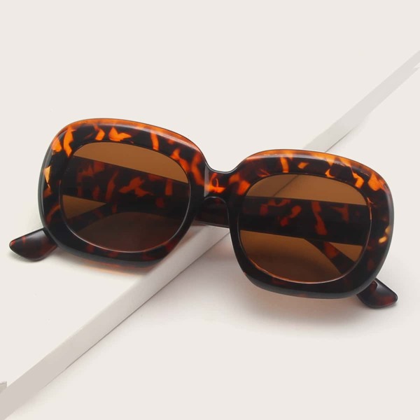 

Tortoiseshell Frame Sunglasses, Multicolor