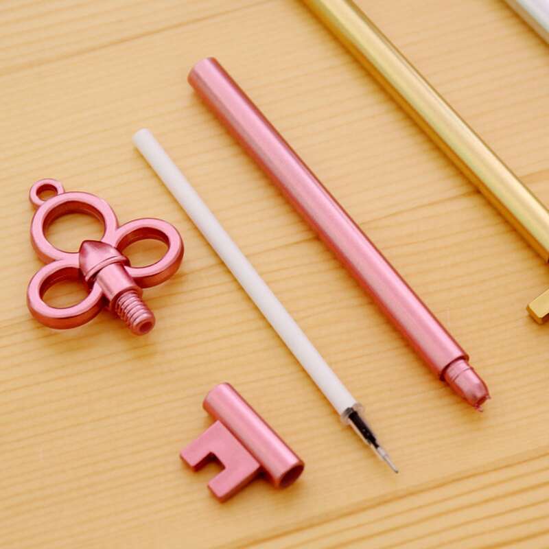 

4pcs Key Gel Pen, Black
