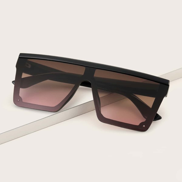 

Flat Top Shield Sunglasses