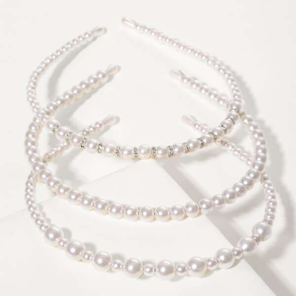 

3шт ободок для волос и девочек, Белый