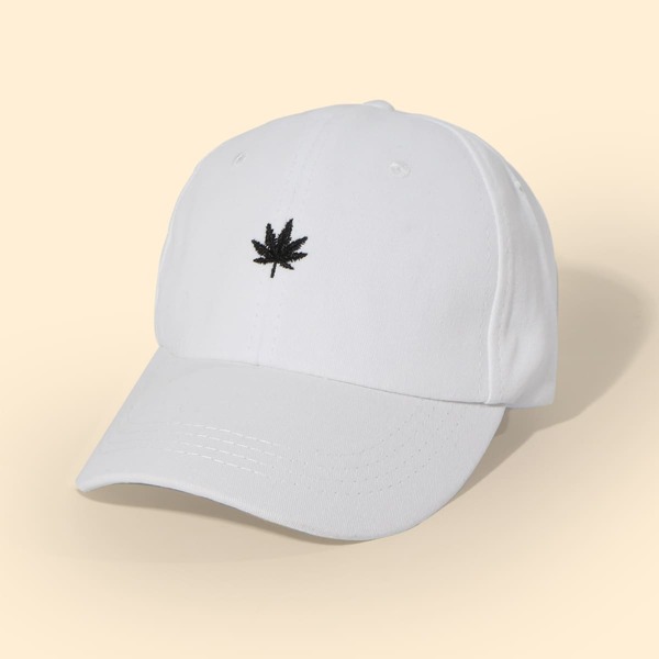 

Girls Embroidered Baseball Cap, White
