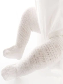 嬰兒條紋圖案連褲襪長襪