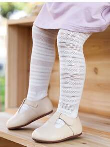 嬰兒條紋圖案連褲襪長襪