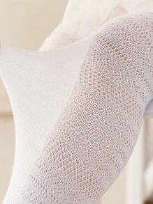 嬰兒條紋圖案連褲襪長襪