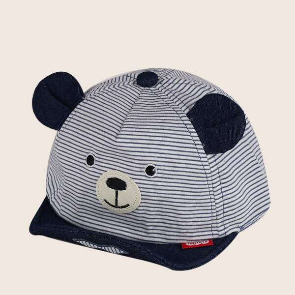 

Toddler Kids Bear Design Baseball Cap, Multicolor