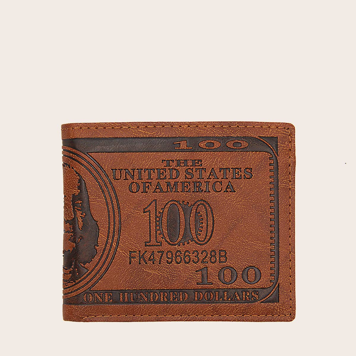 

Guys Letter Graphic Purse, Brown