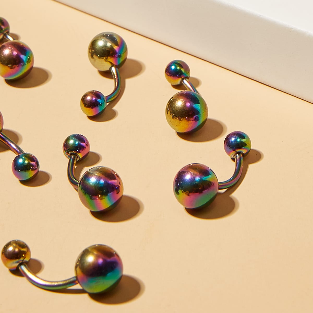 Image of 12pcs Men Simple Body Stud