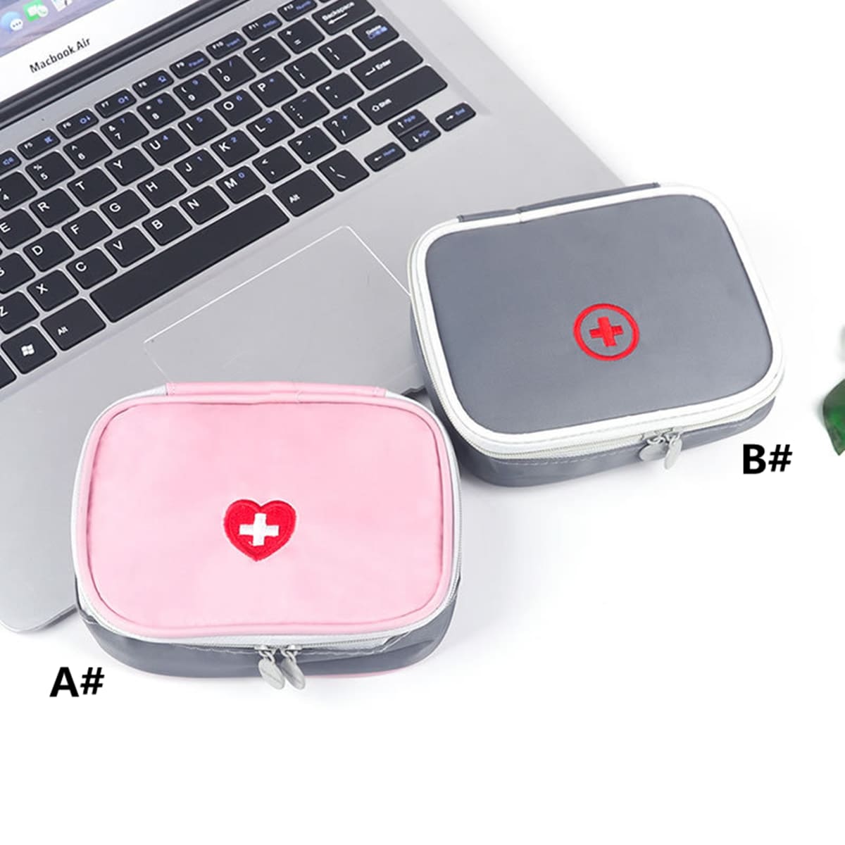 

1pc Portable Medicine Storage Bag, Multicolor