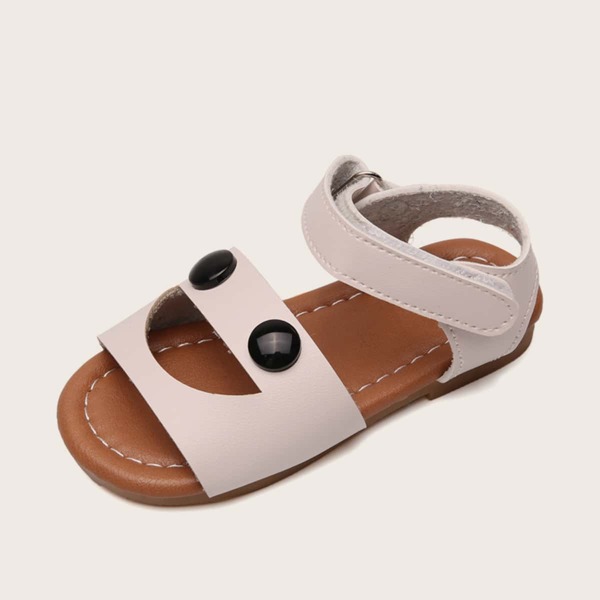 

Toddler Girls Cartoon Design Sandals, Beige