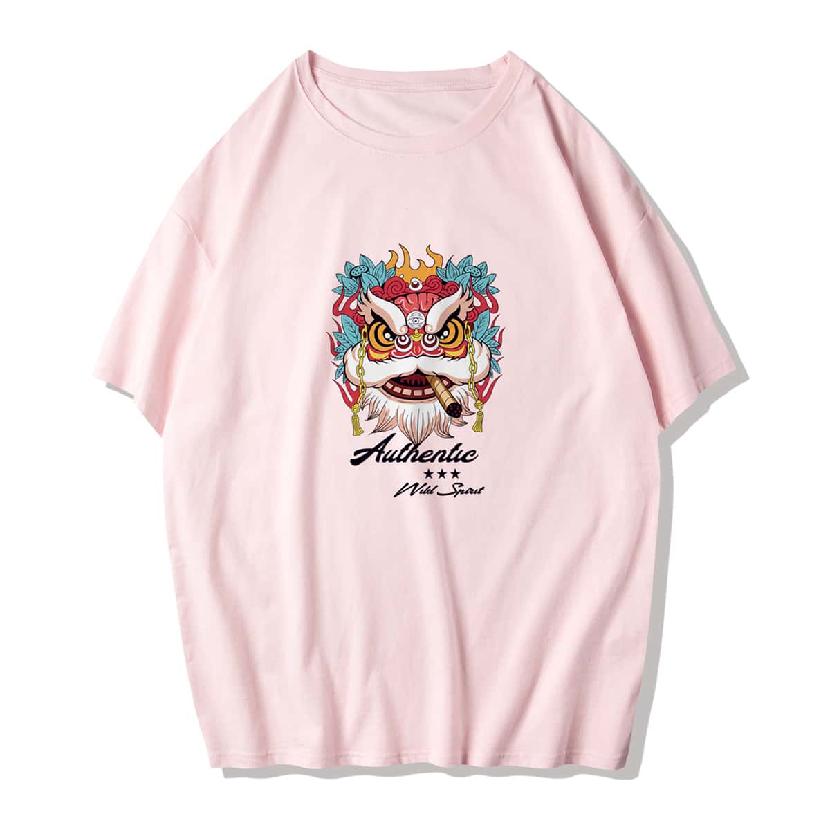 

Guys Letter Graphic Tee, Baby pink