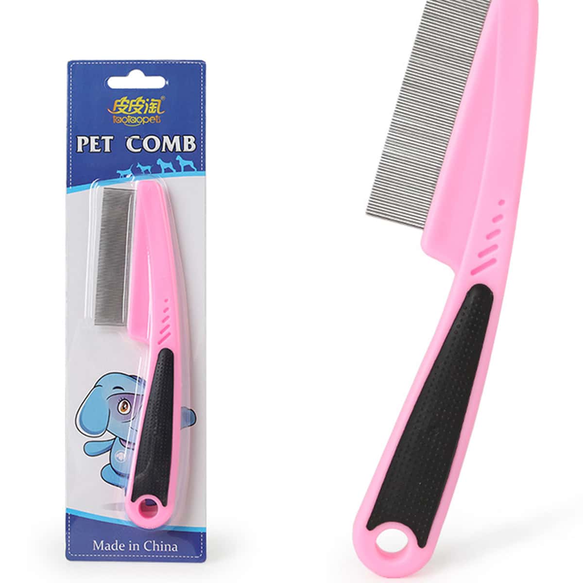 

Dog Flea Remover Comb, Pink