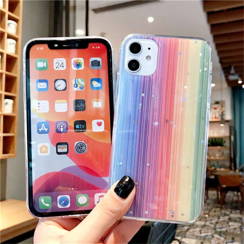 

Rainbow Stripe iPhone Case, Multicolor