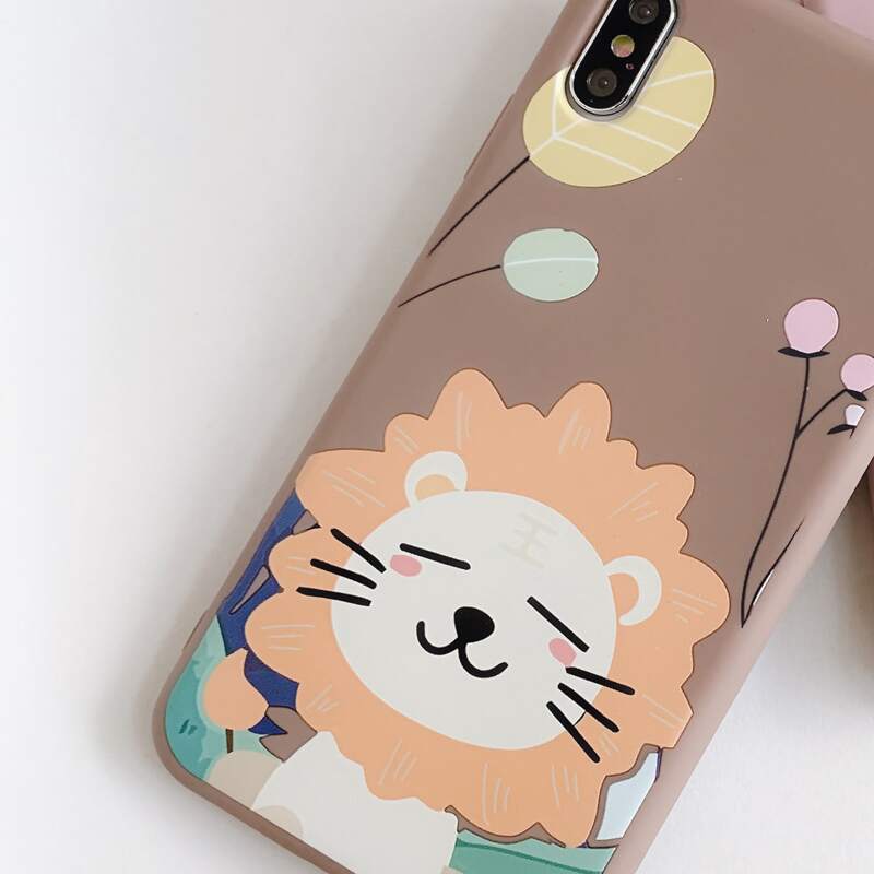 

Cartoon Bear iPhone Case, Multicolor