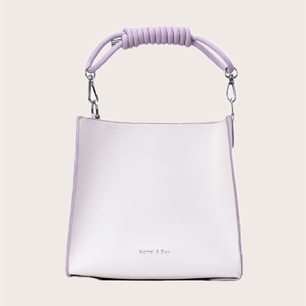 

Minimalist Satchel Bag, White