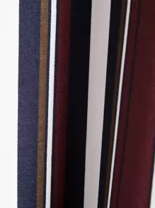 Manfinity Homme Áo sơ mi Nam Nút phía trước Sọc Nhiều màu Sẵn sàng - Nhiều màu - Xem 3