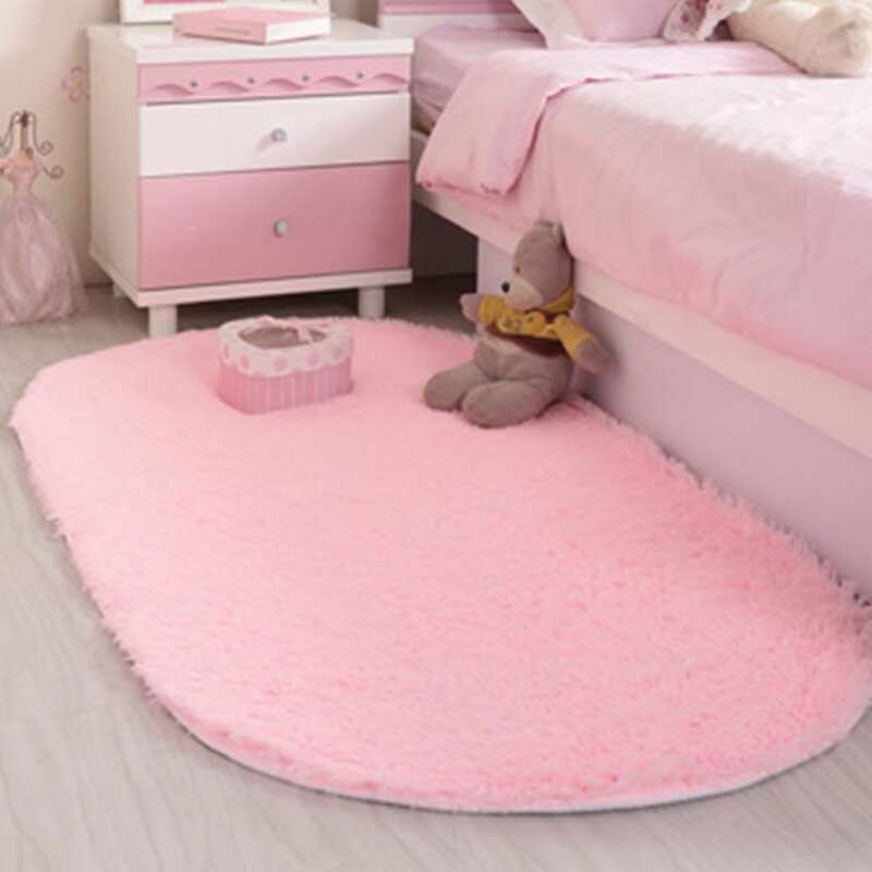 

Solid Plush Carpet, Pink