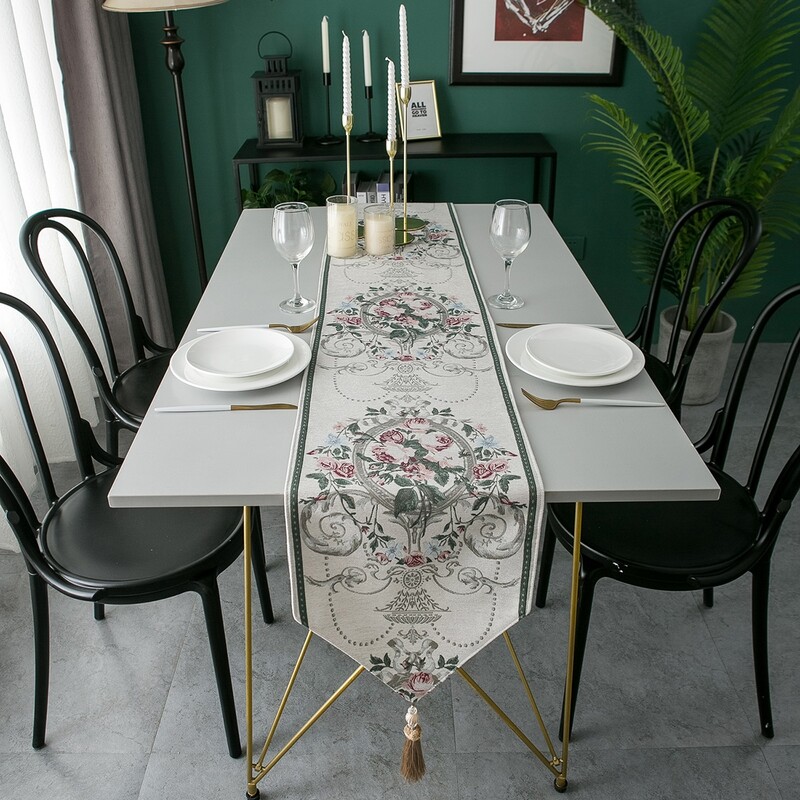 

Flower Print Table Runner, Multicolor