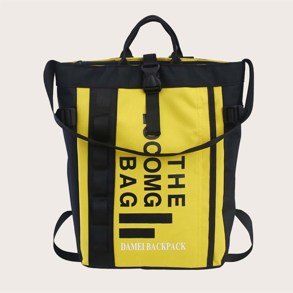 

Guys Letter Graphic Backpack, Yellow