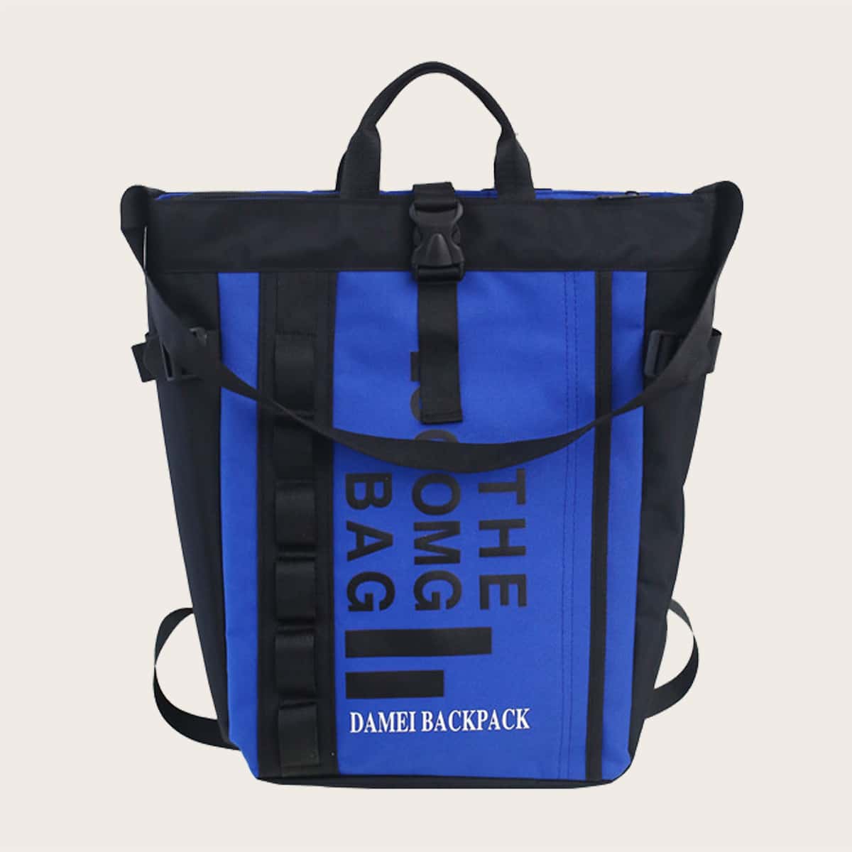 

Guys Letter Graphic Backpack, Blue