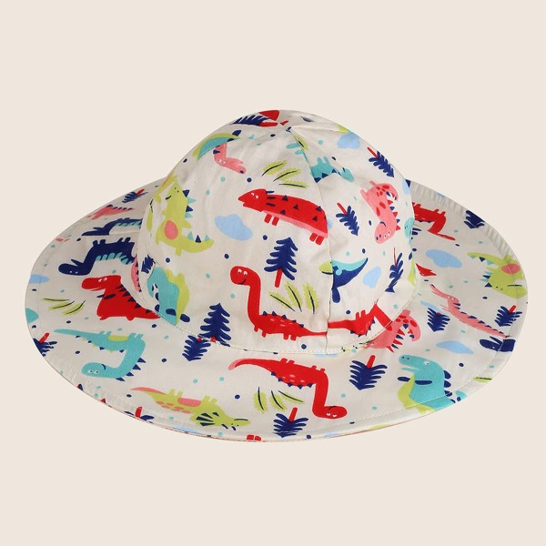 

Toddler Kids Cartoon Graphic Bucket Hat, Multicolor