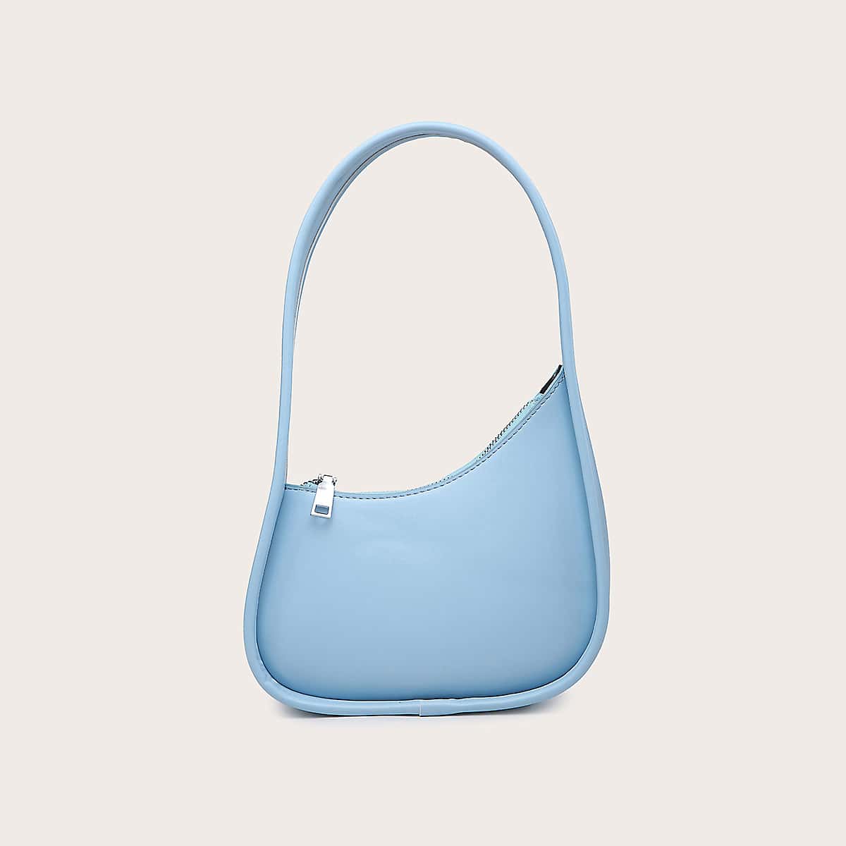 

Asymmetrical Shoulder Bag, Blue