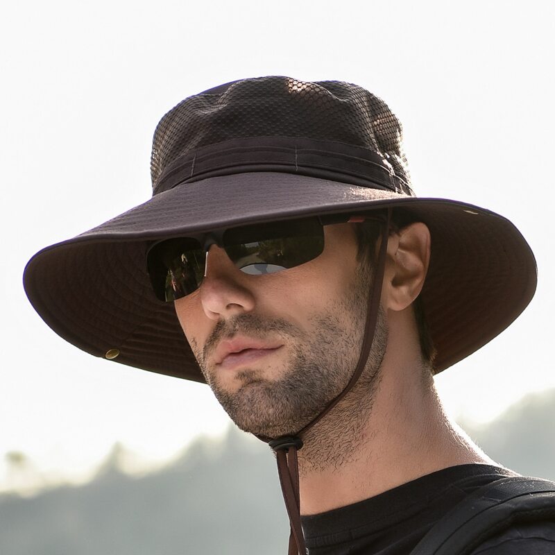 

Guys Outdoor Sunscreen Bucket Hat, Brown