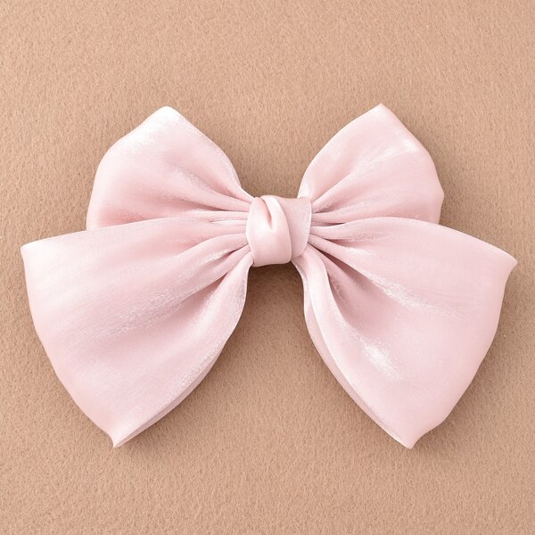 

Bow Design Hair Clip, Pink