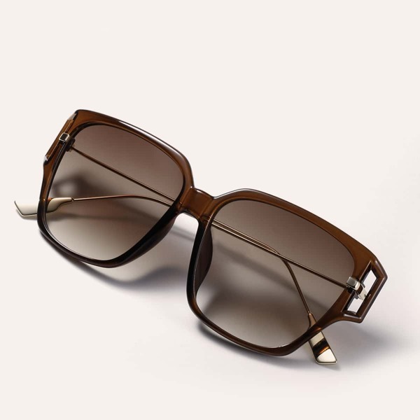 

Acrylic Frame Sunglasses, Brown