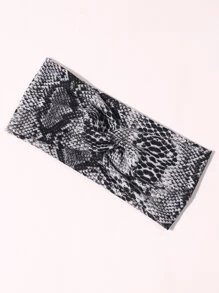 2pcs Snakeskin Pattern Headband - Multicolor - View 5