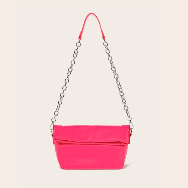 

Neon Pink Crossbody Bag, Coral pink