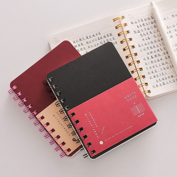 

1pc Random Color Spiral Notebook, Multicolor
