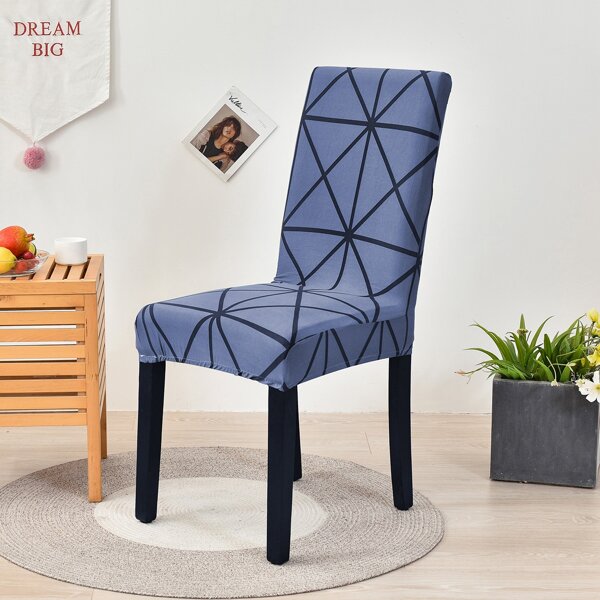 

Geometric Pattern Chair Cover, Multicolor