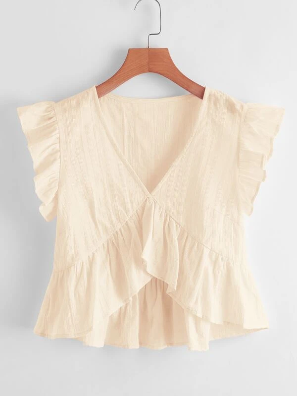 ruffle babydoll top