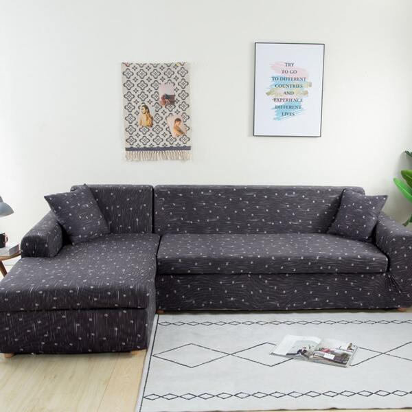 

Graphic Print Sofa Cover Without Cushion, Multicolor