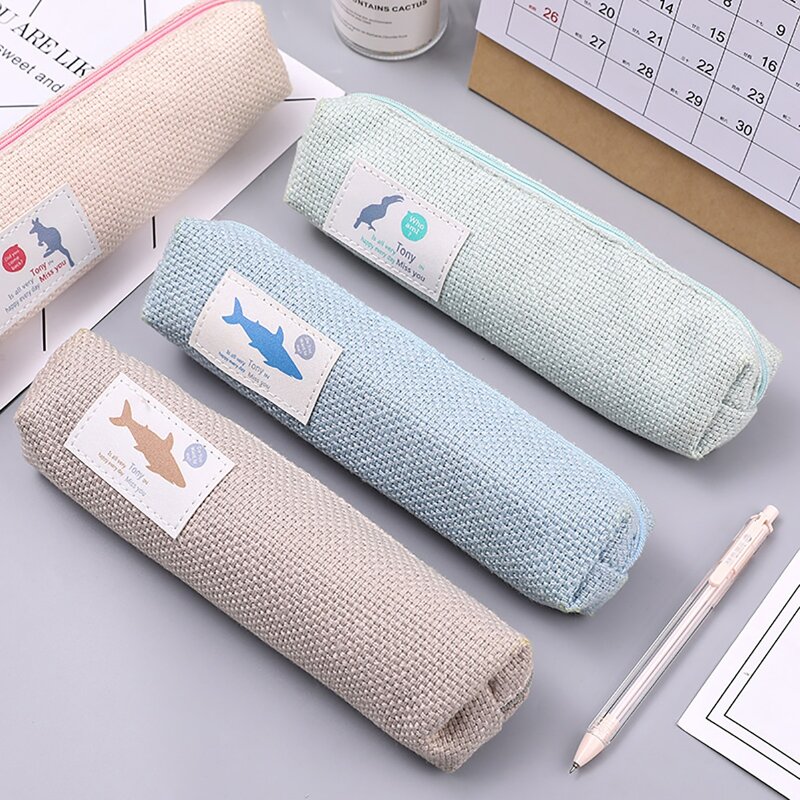

1pc Portable Pencil Bag, Multicolor