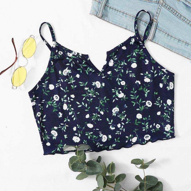 

Ditsy Floral Crop Cami, Multicolor
