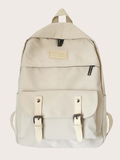 Рюкзак большей емкости с декором пряжки