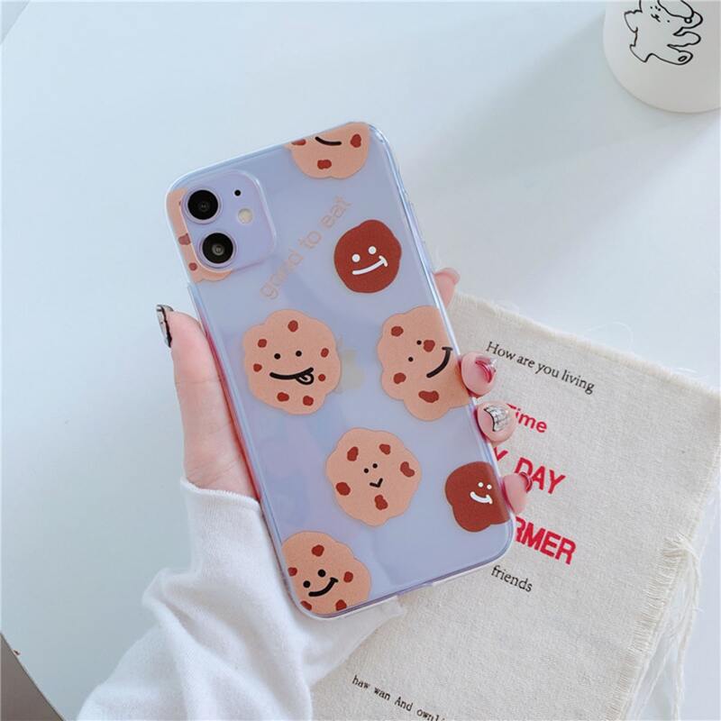 

Cartoon Cookie Clear iPhone Case