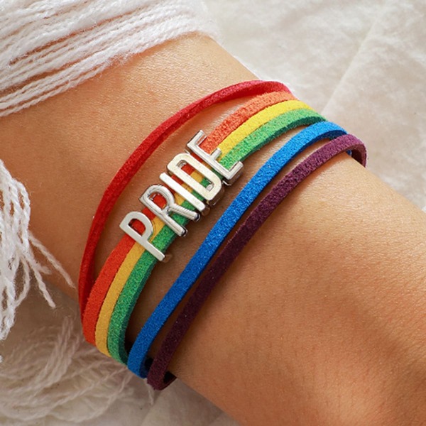 

Letter Decor Bracelet, Multicolor