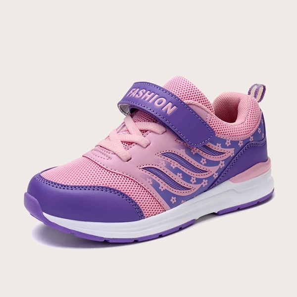 

Girls Ditsy Floral Sneakers, Purple
