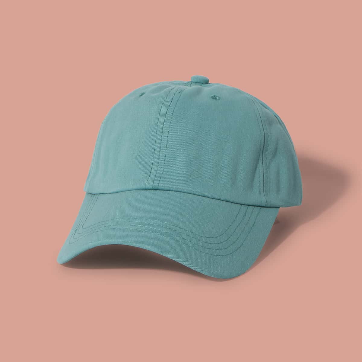 

Guys Simple Solid Baseball Cap, Green