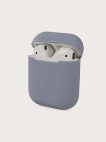 1 trường hợp rắn màu Airpods - Xám - Xem 1