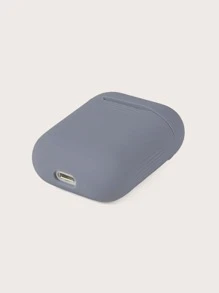 1 trường hợp rắn màu Airpods - Xám - Xem 3