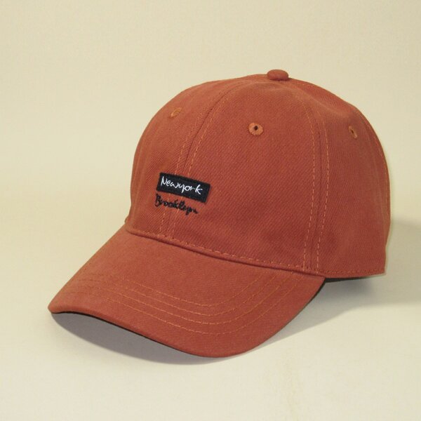 

Men Letter Embroidered Baseball Cap, Burnt orange