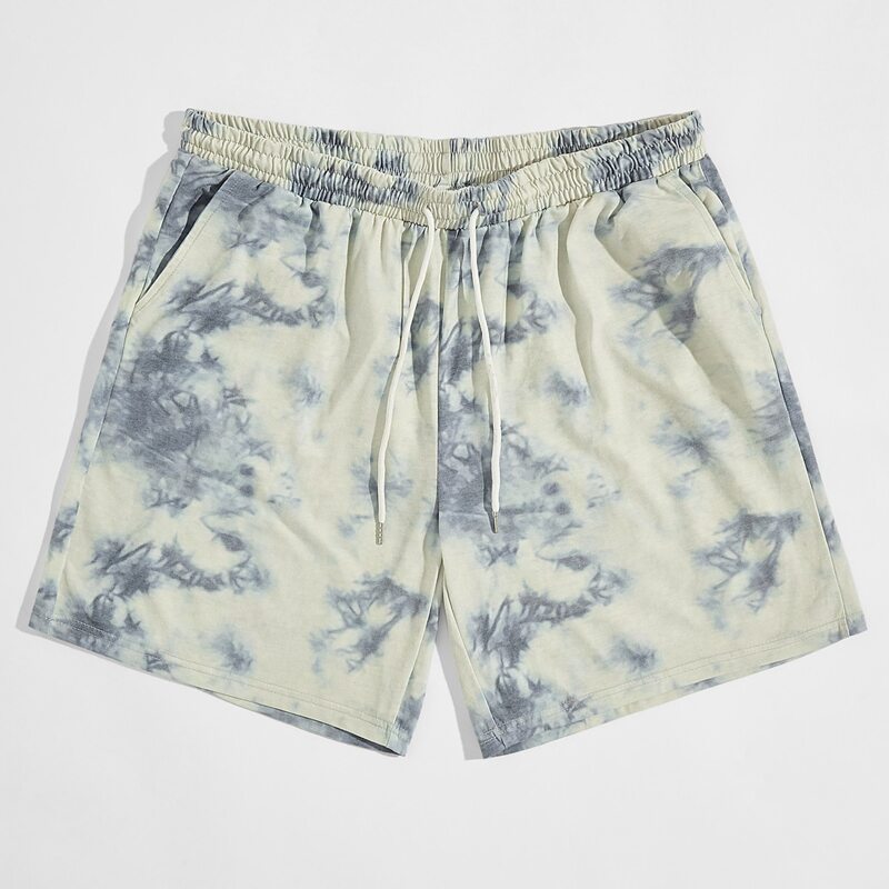 

Guys Tie Dye Drawstring Waist Track Shorts, Multicolor