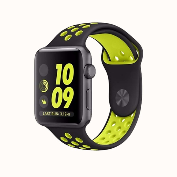 

1шт силиконовый ремешок для iWatch, Чёрный